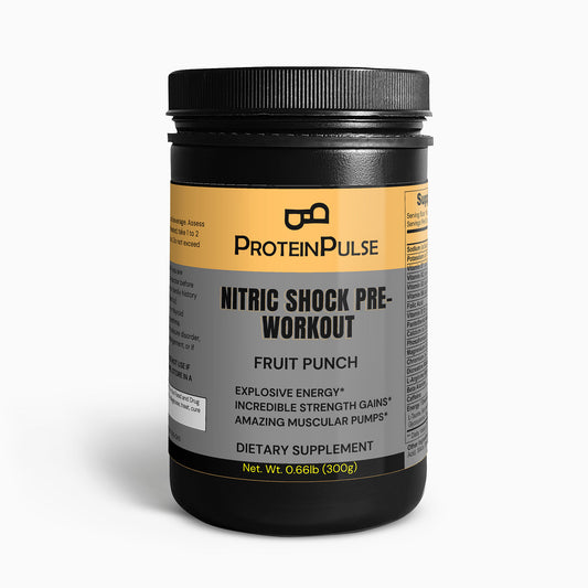 Nitric Shock Pre-Workout Powder (Fruit Punch)